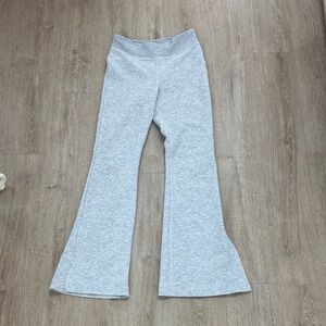 No Boundaries Light Gray Flare Pants